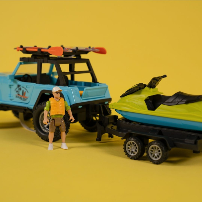 Автомоделі - ​Ігровий набір Otamanko Автотуризм Позашляховик з 2 дошками для серфінгу та гідроцикл (5320296)#7