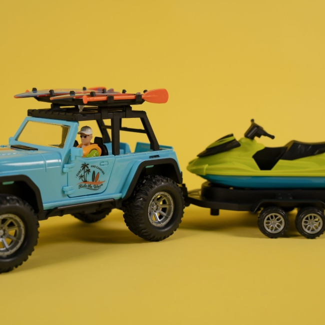 Автомоделі - ​Ігровий набір Otamanko Автотуризм Позашляховик з 2 дошками для серфінгу та гідроцикл (5320296)#8