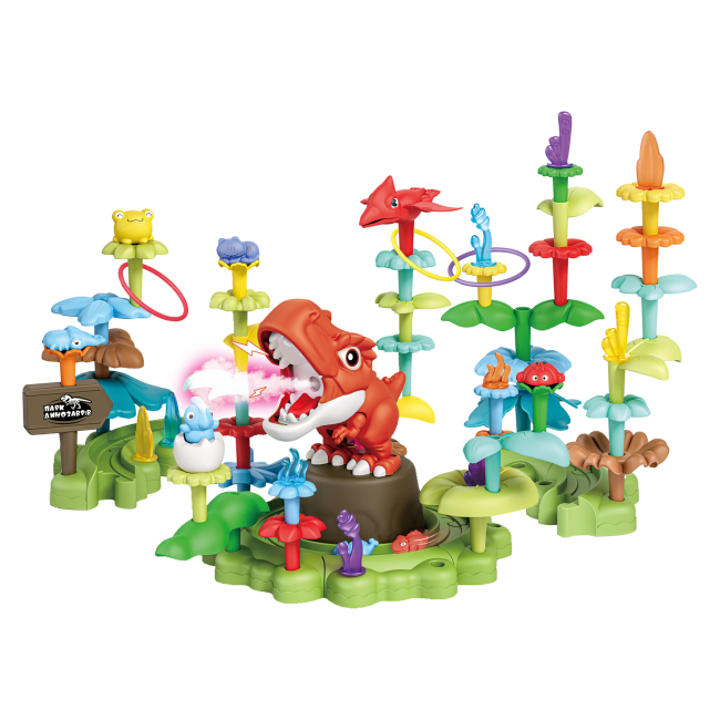 Конструктори з унікальними деталями - Конструктор Otamanko Парк динозаврів 106 деталей (5320369)#4