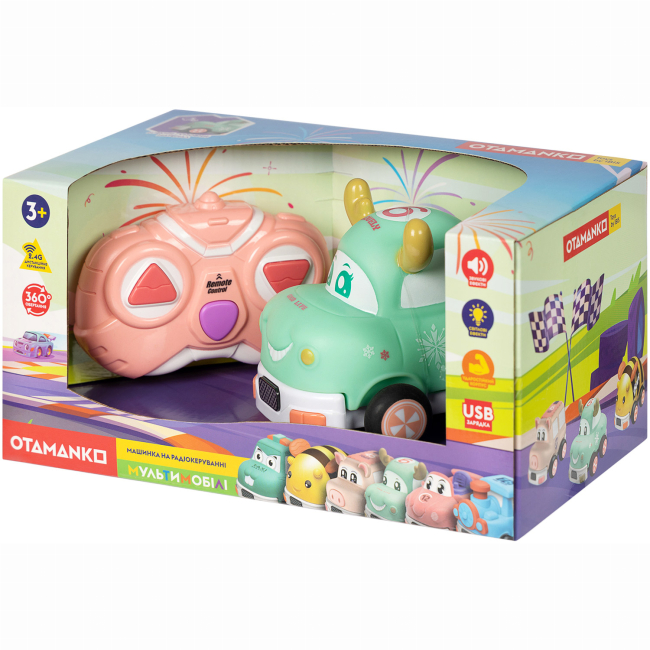 Радиоуправляемые модели - Машинка Otamanko Мультимобили олень мятный (5320329)#5