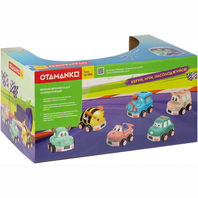 Радиоуправляемые модели - Машинка Otamanko Мультимобили олень мятный (5320329)#6