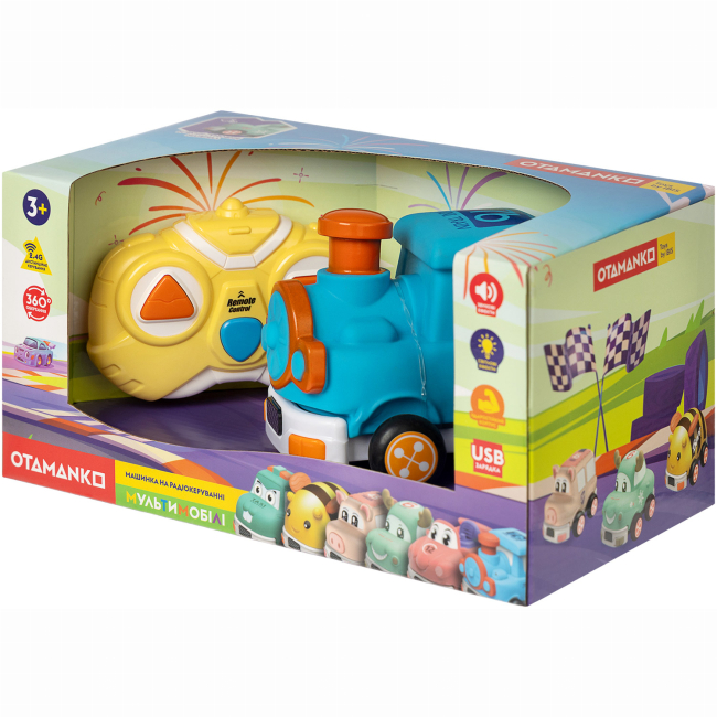 Радіокеровані моделі - Машинка Otamanko Мультимобілі поїзд синій (5320330)#4