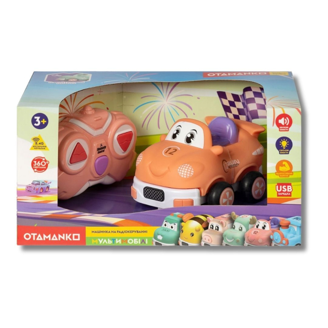 Радиоуправляемые модели - Машинка Otamanko Мультимобили кабриолет розовый (5320332)#2
