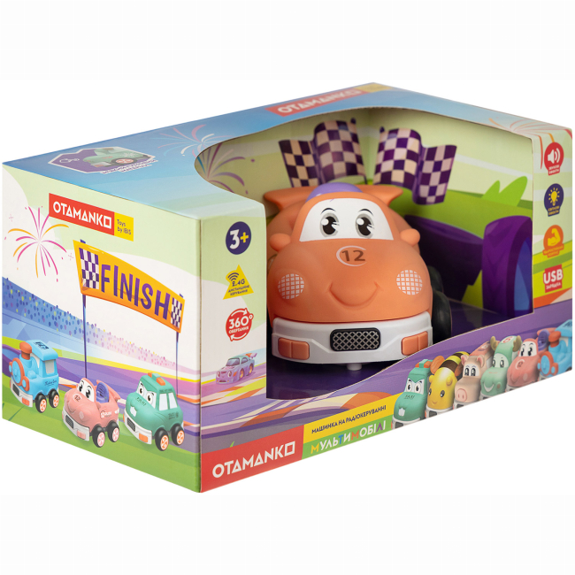 Радиоуправляемые модели - Машинка Otamanko Мультимобили кабриолет розовый (5320332)#3