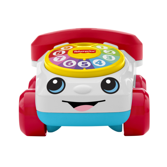 Развивающие игрушки - Развивающая игрушка Fisher-Price Машинка-каталка Веселый телефончик (JKD56)#3