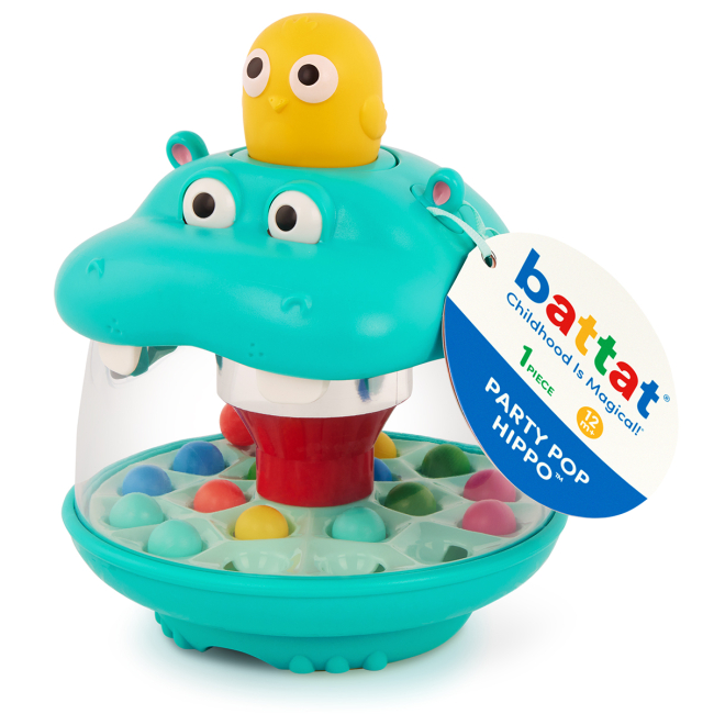 Розвивальні іграшки - Розвивальна іграшка Battat Lite Дзиґа-Бегемот (BT1830Z)#5