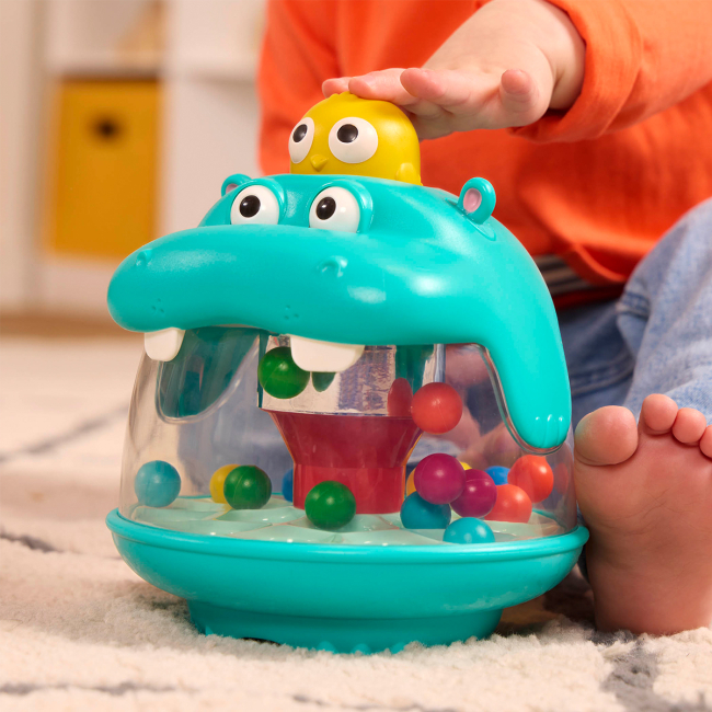 Розвивальні іграшки - Розвивальна іграшка Battat Lite Дзиґа-Бегемот (BT1830Z)#8