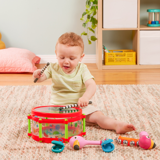Развивающие игрушки - Набор музыкальных игрушек Battat Lite Оркестр тропиков (BT1929Z)#7