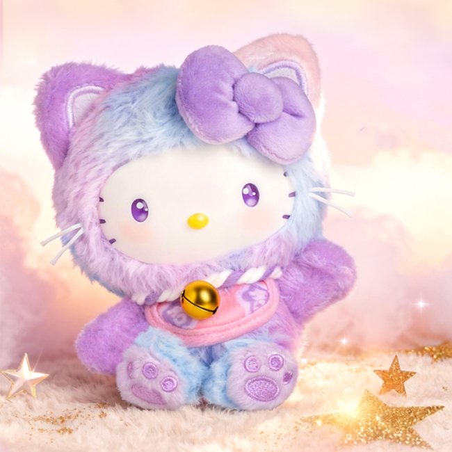 Персонажи мультфильмов - Мягкая игрушка-сюрприз на клипсе Pop Top Hello Kitty Сказочные желания (25MR-017)#5