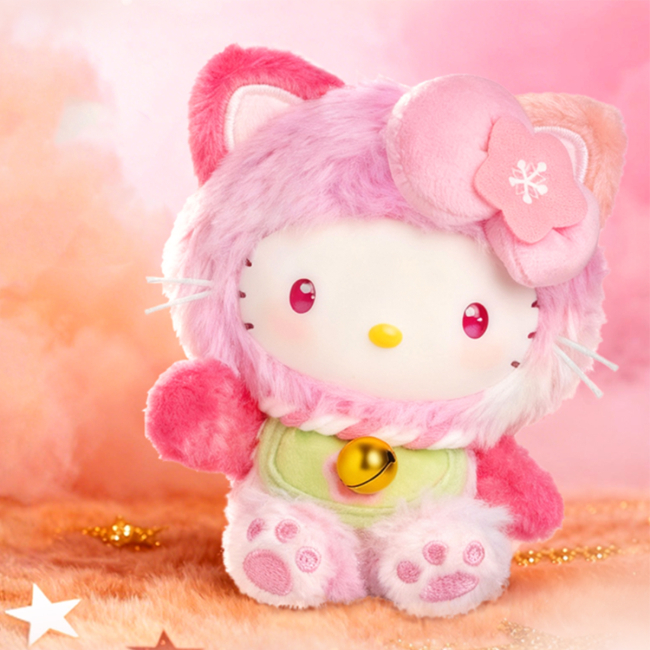 Персонажи мультфильмов - Мягкая игрушка-сюрприз на клипсе Pop Top Hello Kitty Сказочные желания (25MR-017)#7