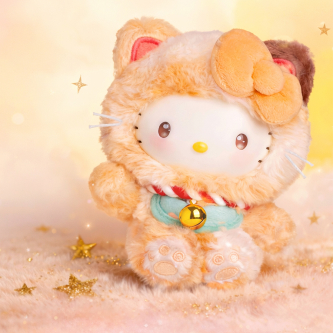 Персонажи мультфильмов - Мягкая игрушка-сюрприз на клипсе Pop Top Hello Kitty Сказочные желания (25MR-017)#8