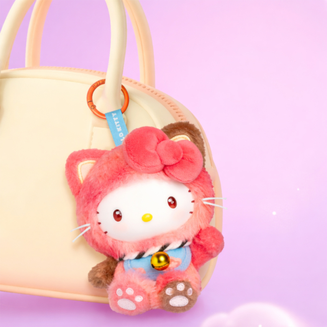 Персонажи мультфильмов - ​Мягкая игрушка-сюрприз на клипсе Pop Top Hello Kitty Сказочные желания (25MR-017)#9