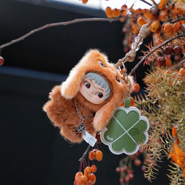 Персонажи мультфильмов - ​Мягкая игрушка-сюрприз на подвесе Pop Top Letsvan Wakuku Числа удачи (17WK-0606)#2