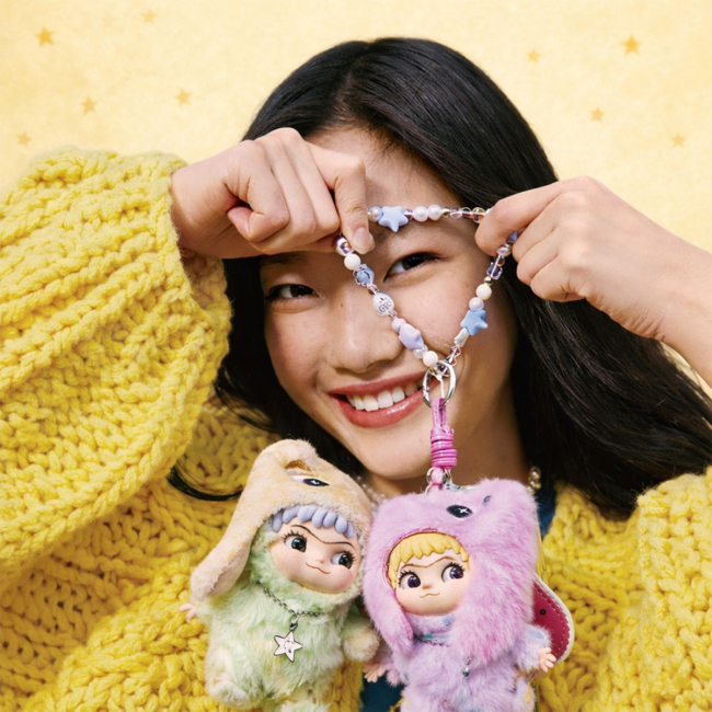 Персонажи мультфильмов - ​Мягкая игрушка-сюрприз на подвесе Pop Top Letsvan Wakuku Числа удачи (17WK-0606)#8