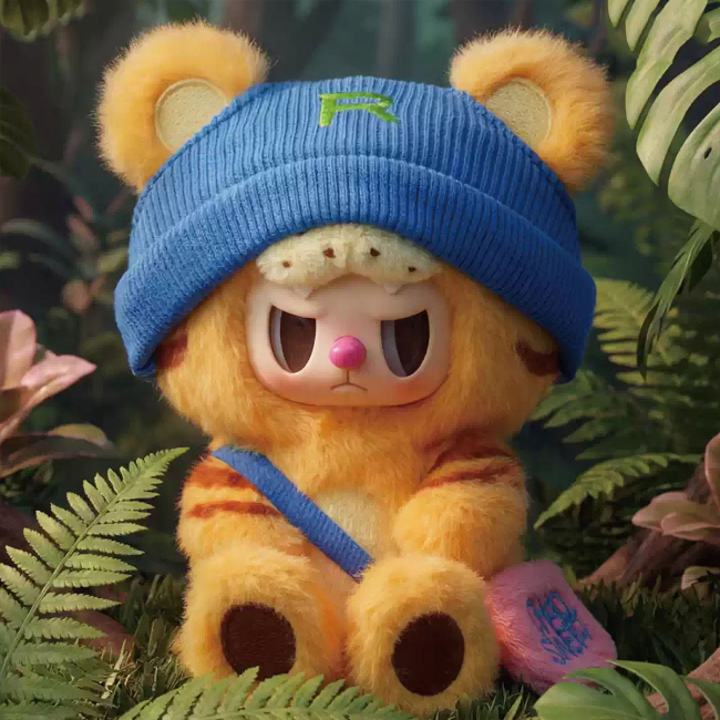 Брелоки - Мягкая игрушка с кольцом Pop Top Rebel Bear Sweet Zoo Зоомалыши (CSRB010)#4