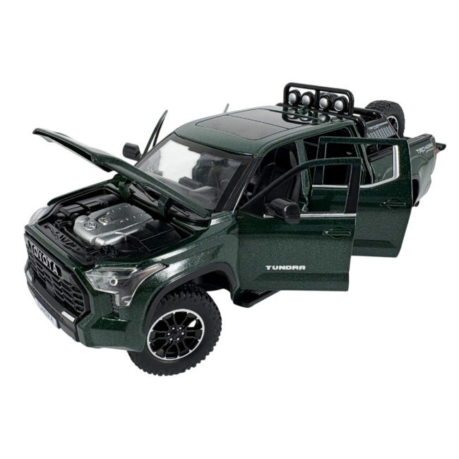 Автомодели - Автомодель TechnoDrive Toyota Tundra зеленый (KM08555)#8