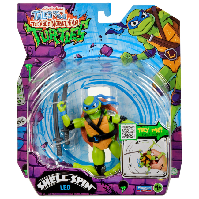 Фигурки персонажей - Игровая фигурка TMNT Черепашки-Ниндзя Панцирный вихрь Лео (83829)#3
