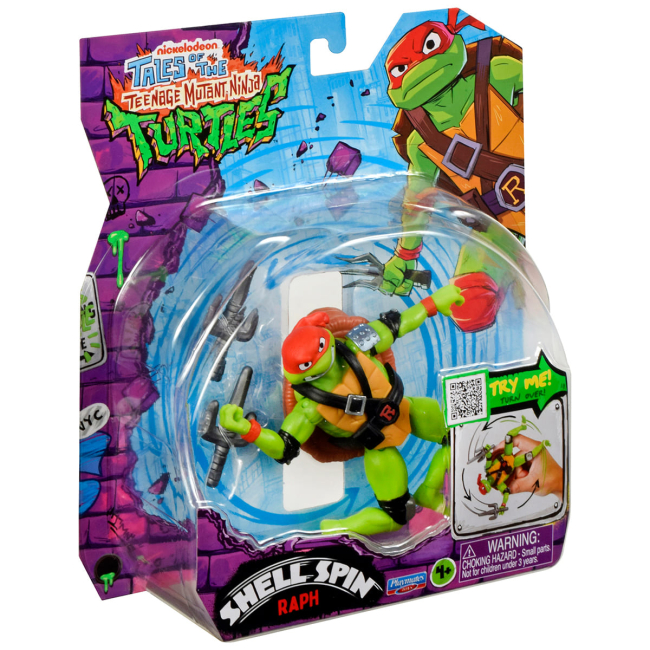 Фигурки персонажей - Игровая фигурка TMNT Черепашки-Ниндзя Панцирный вихрь Раф (83832)#4