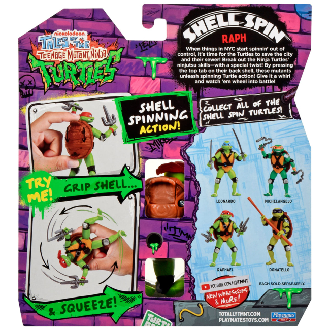 Фигурки персонажей - Игровая фигурка TMNT Черепашки-Ниндзя Панцирный вихрь Раф (83832)#5