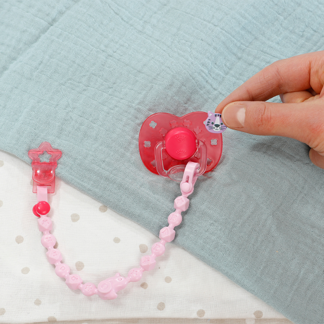 Одежда и аксессуары - Пустышка для куклы Baby Born на клипсе розовая (838679-2)#3