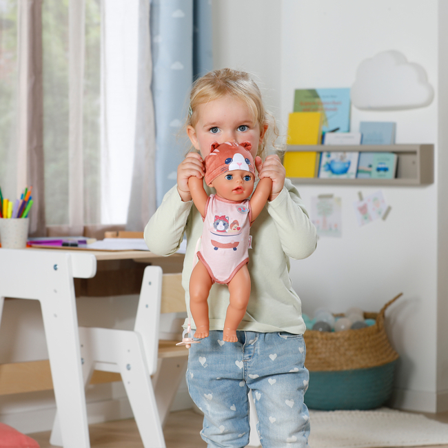 Пупсы - Пупс Baby Born Лена в костюме котика 36 см (839560)#4