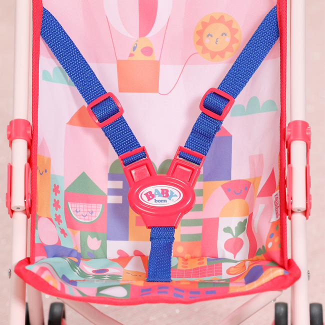 Транспорт і улюбленці - Візочок для ляльки Baby Born Яскраве місто (840665)#3