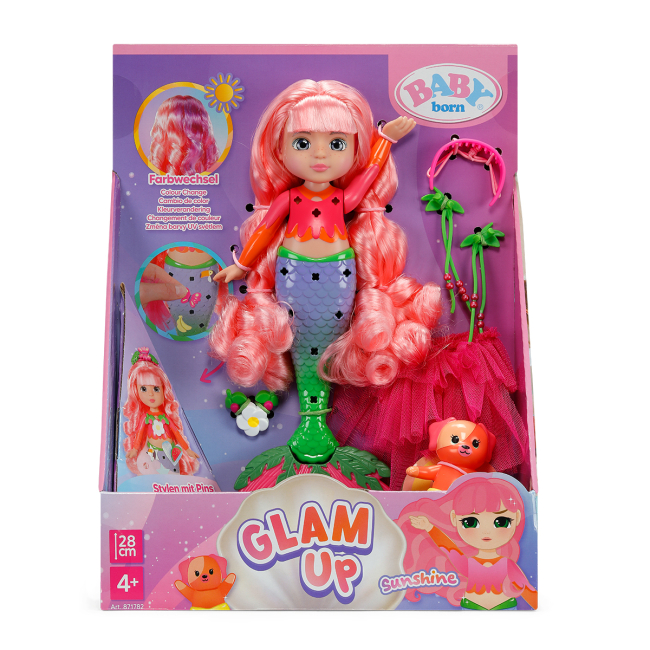 Ляльки - Лялька Baby Born Glam Up Русалонька Саншайн 28 см (871782)#7