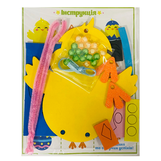 Набори для творчості - Набір для творчості Apli Krapli Зроби сам Курчатко (2252538220018)#3