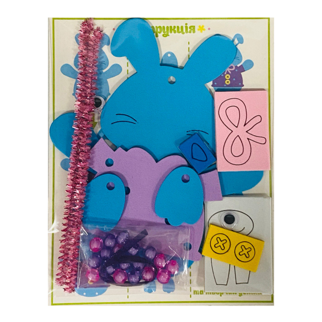 Наборы для творчества - Набор для творчества Apli Krapli Сделай сам Зайчик (2252538221015)#3