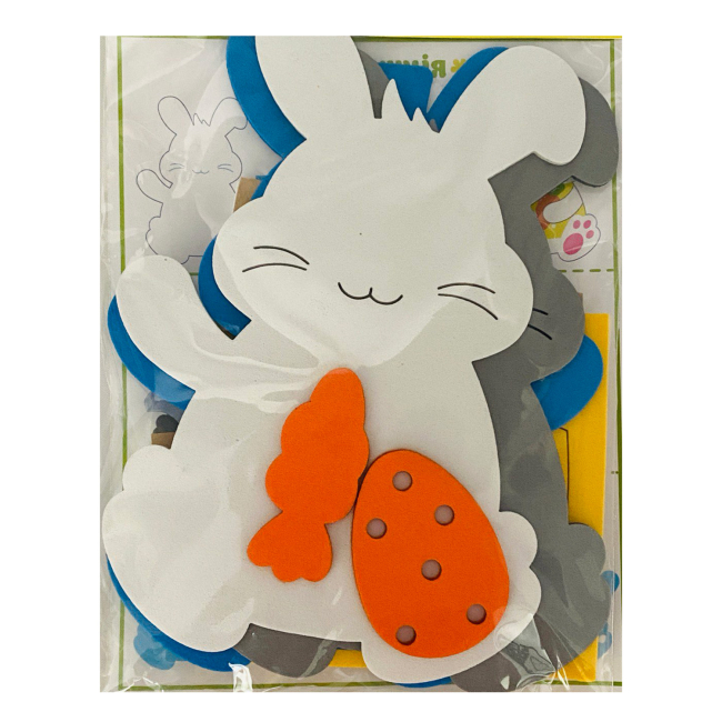 Набори для творчості - Набір для творчості Apli Krapli Зроби сам Зайчики (2252538223019)#3