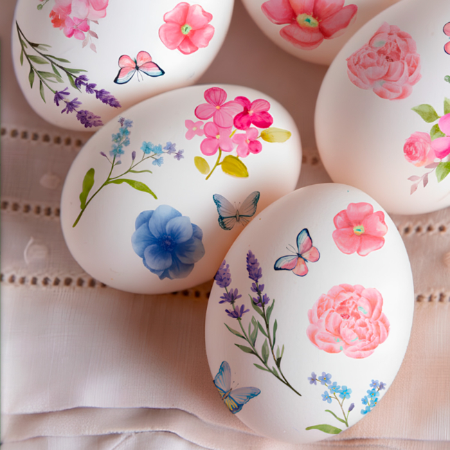 Наборы для творчества - Набор татуировок для яиц Tattooshka Чудесные веточки (L-81)#2