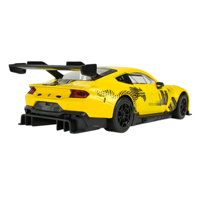Автомодели - Автомодель Автопром Ford Mustang GT3 желтая 1:24 (661293A)#3