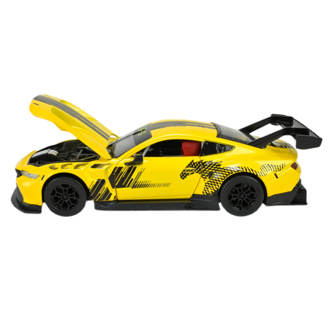 Автомодели - Автомодель Автопром Ford Mustang GT3 желтая 1:24 (661293A)#5