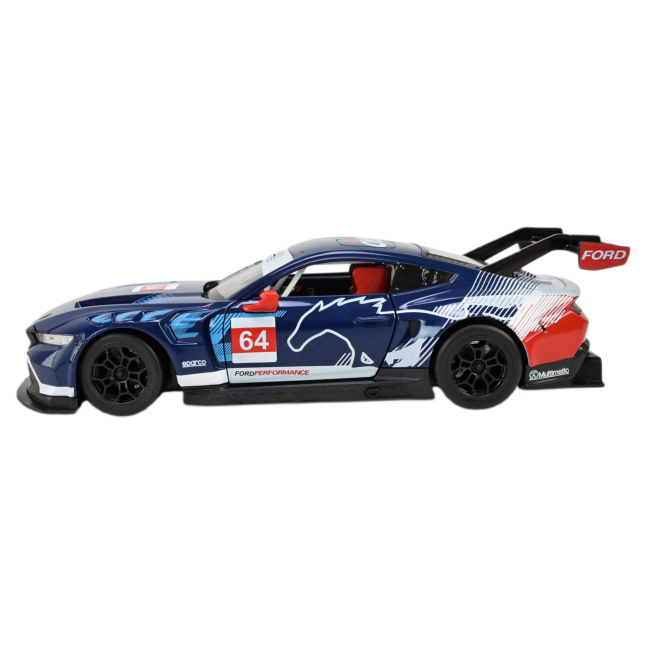 Автомоделі - Автомодель Автопром Ford Mustang GT3 синя 1:24 (661293A(B))#2