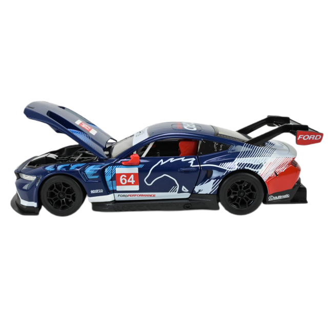 Автомоделі - Автомодель Автопром Ford Mustang GT3 синя 1:24 (661293A(B))#5