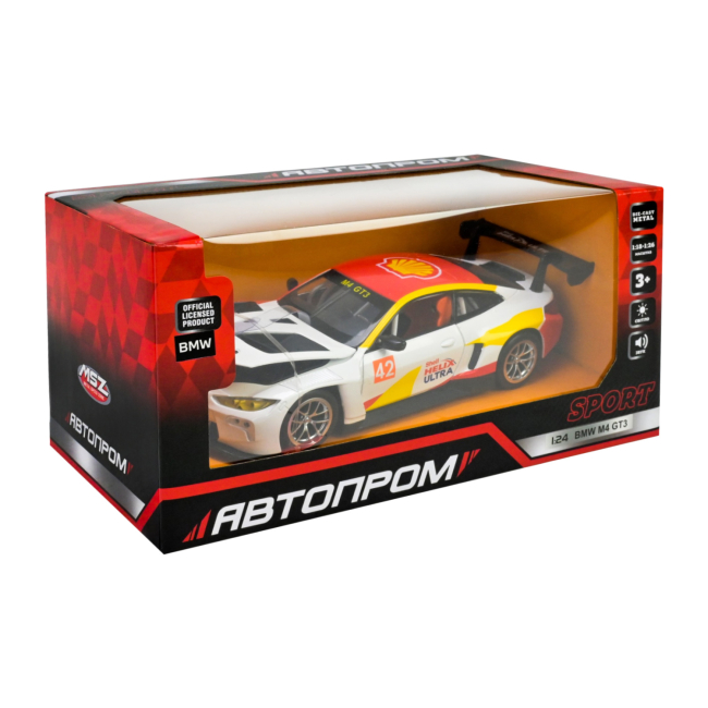 Автомоделі - Автомодель Автопром BMW GT3 1:24 (661277E)#6