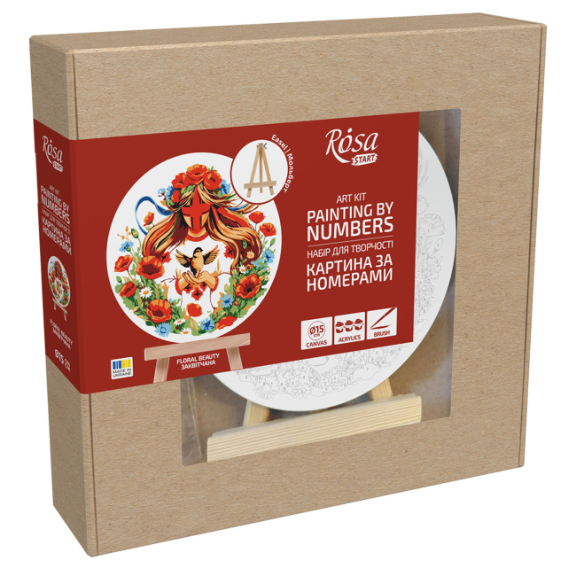 Товари для малювання - Картина за номерами Rosa Start Заквітчана 15 х 15 см (N00014103)#2
