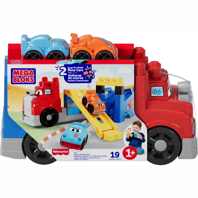 Блокові конструктори - Конструктор Mega Bloks Автовоз з машинками (JFR29)#2