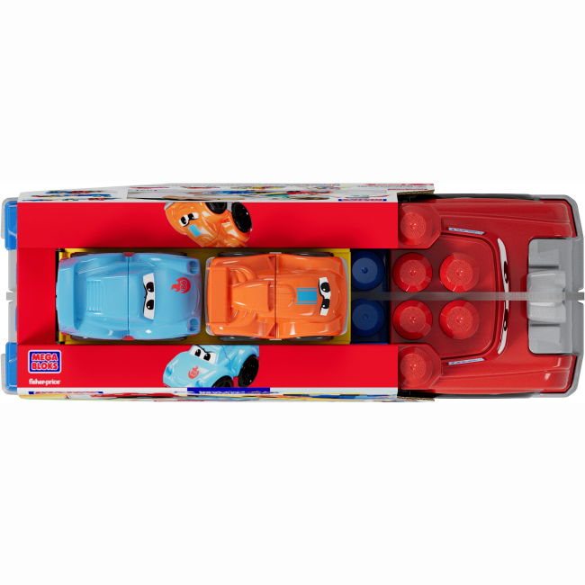 Блокові конструктори - Конструктор Mega Bloks Автовоз з машинками (JFR29)#5