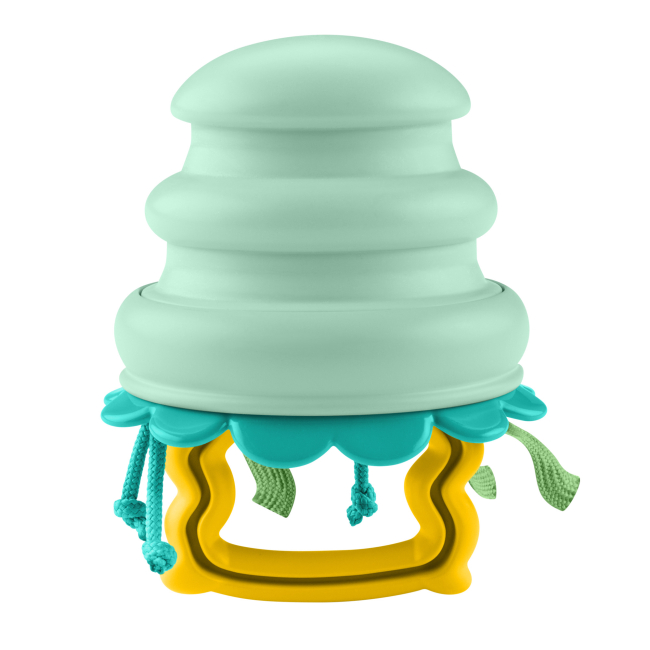 Брязкальця, прорізувачі - Сенсорний гризунець Fisher-Price Морські друзі бірюзовий (JHB54/3)#4