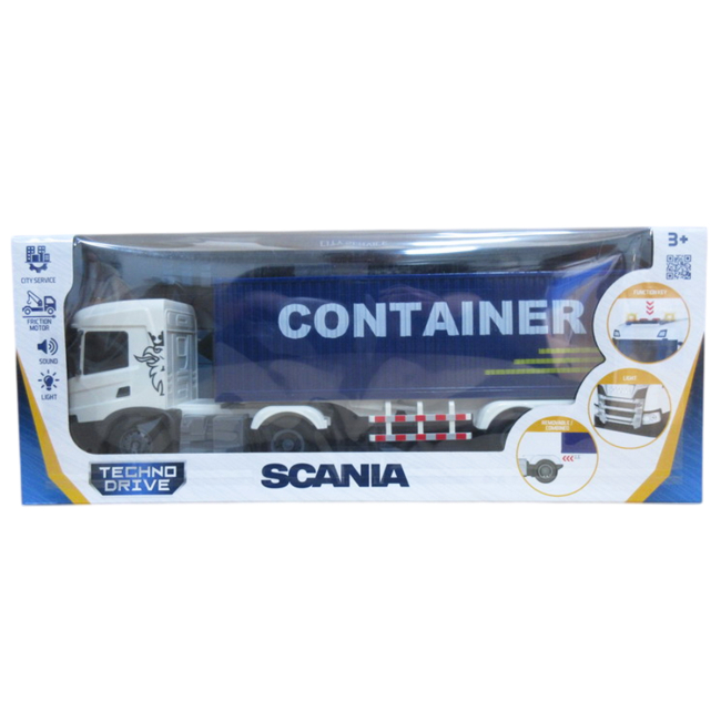 Транспорт і спецтехніка - ​Автомодель TechnoDrive LargeTruck Фура Scania (6415KS)#7