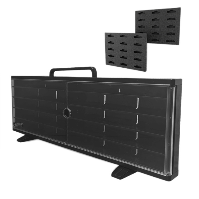 Паркинги и гаражи - Большой портативный кейс для коллекции машинок Hot Wheels 3 в 1 (HWCC23)#2