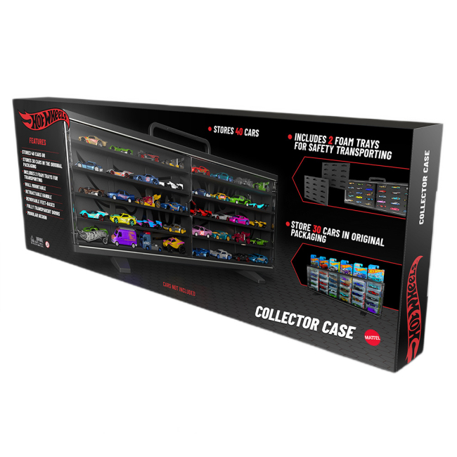 Паркинги и гаражи - Большой портативный кейс для коллекции машинок Hot Wheels 3 в 1 (HWCC23)#4