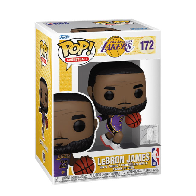 Фигурки персонажей - Фигурка Funko Pop NBA Los Angeles Lakers Леброн Джеймс (75117)#2