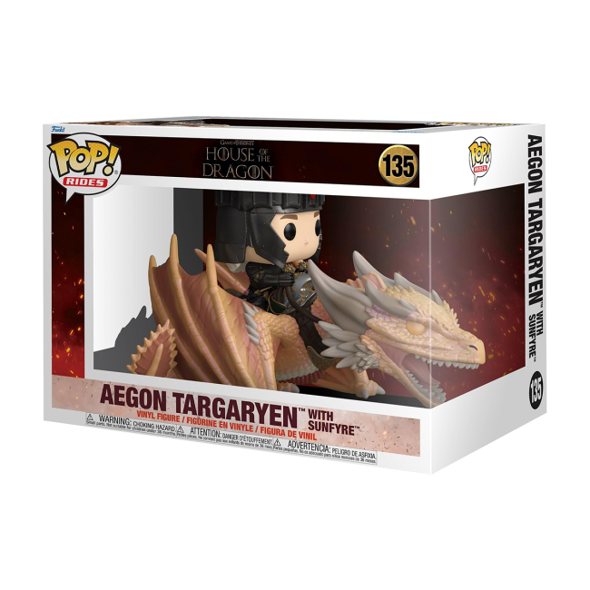 Фігурки персонажів - Фігурка Funko Pop Game of Thrones S4 Ейґон Тарґарієн і Сонцежар (83460)#2