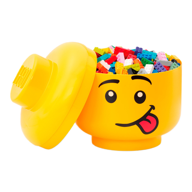 Боксы для игрушек - Набор боксов-голов LEGO Lifestyle Boy/Silly Large (40321740)#3
