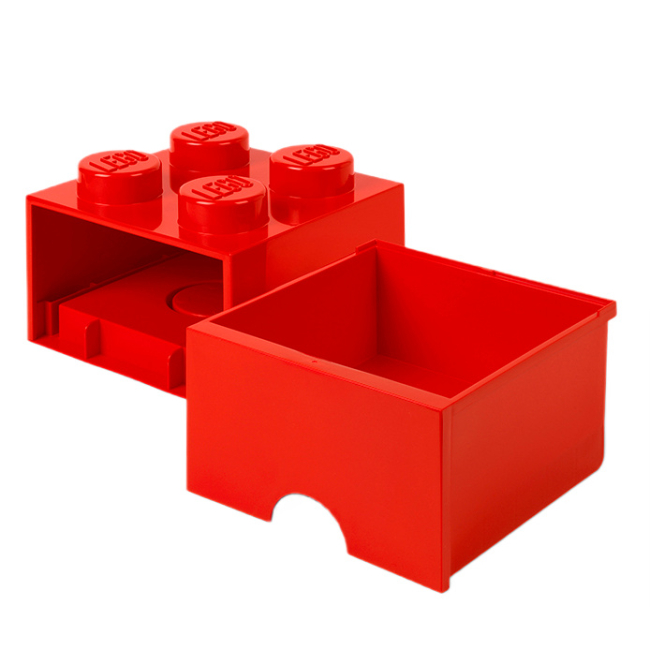 Боксы для игрушек - Выдвижной ящик для хранения LEGO Lifestyle Кирпич 4 красный (40051730)#3