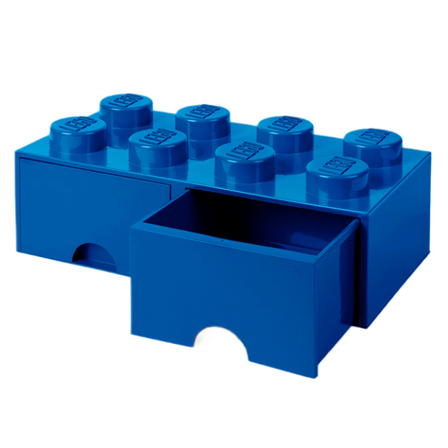 Бокси для іграшок - Висувний ящик для зберігання LEGO Lifestyle Цеглинка 8 синій (40061731)#2