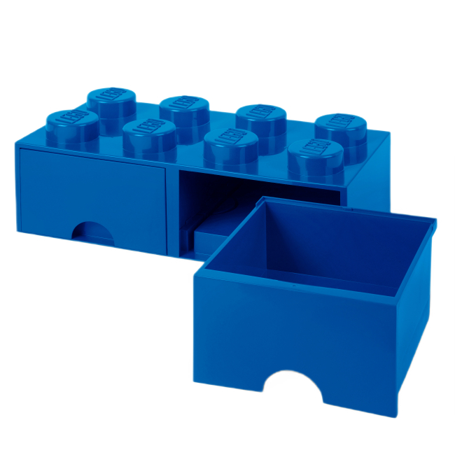 Бокси для іграшок - Висувний ящик для зберігання LEGO Lifestyle Цеглинка 8 синій (40061731)#3