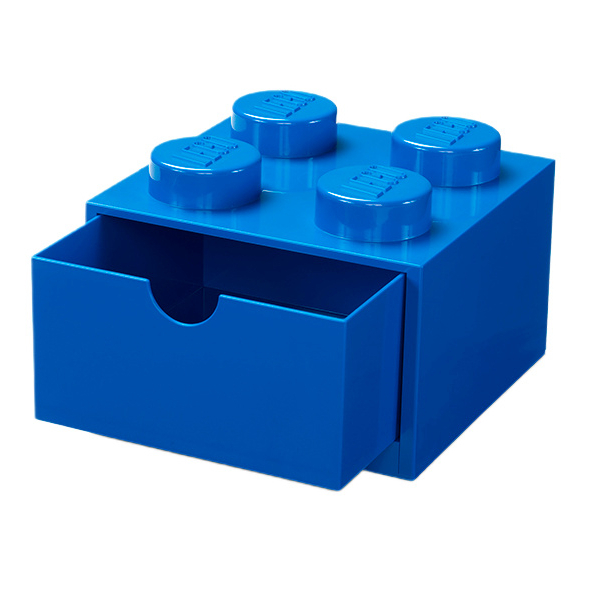 Канцтовары - Настольный органайзер LEGO Lifestyle Кирпич 4 синий (40201731)#2